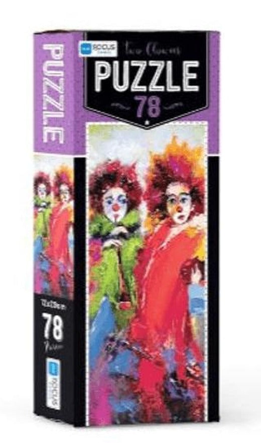 Blue Focus Two Clowns 78 Parça Puzzle | Blue Focus Yayınları