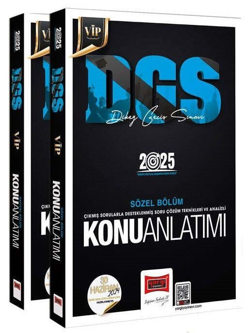 2024 DGS VİP Sayısal-Sözel Yetenek Konu Anlatımlı Set | Yargı Yayınevi (Ciltsiz)