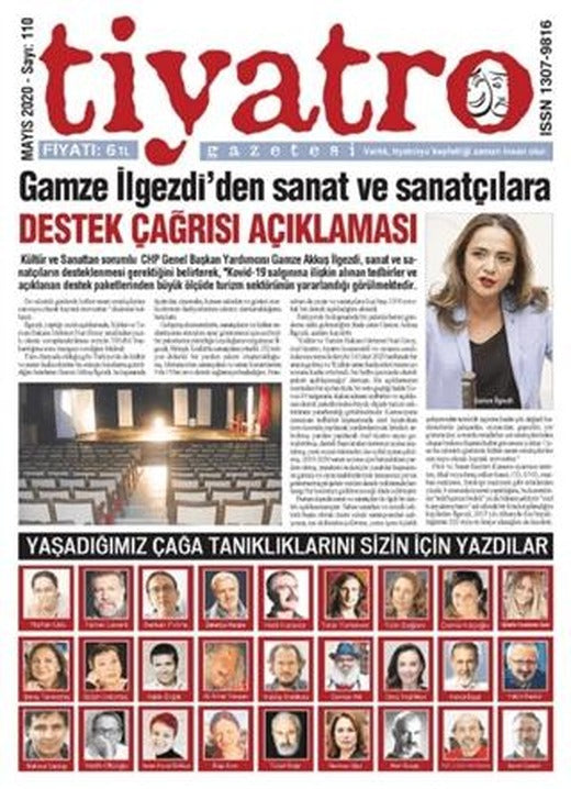 Tiyatro Gazetesi Sayı: 110 Mayıs 2020 | Tiyatro Gazetesi (Ciltsiz)