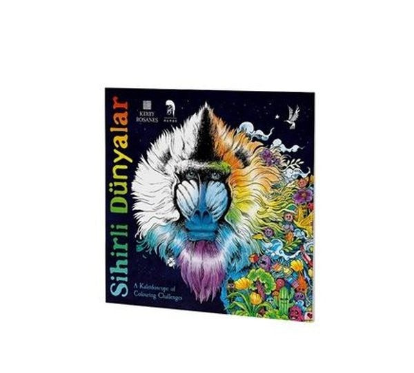 Sihirli Dünyalar - Yetişkinler İçin Boyama Kitabı