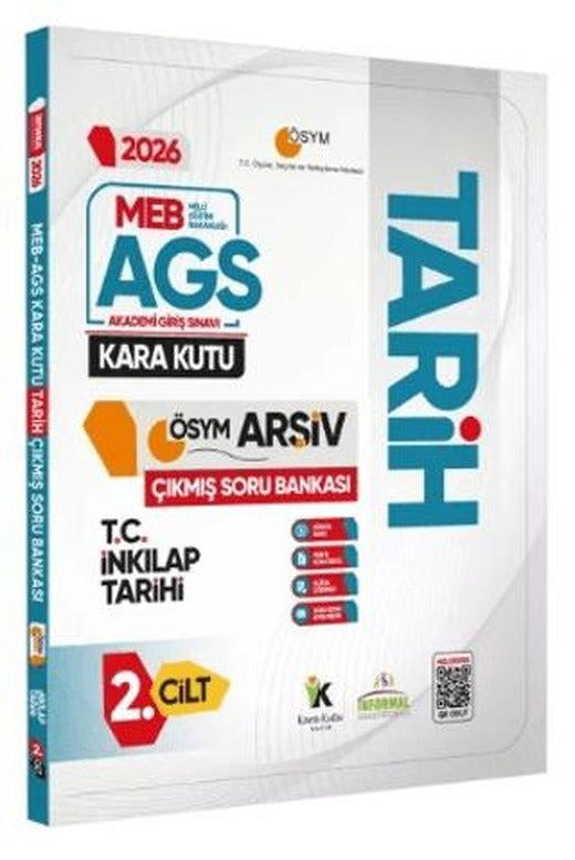 2026 MEB-AGS TARİHin Kara Kutusu 2.Cilt (İnkılap Tarihi) ÖSYM Çıkmış Çözümlü Soru Havuzu Bankası | Karakutu Yayın (Ciltsiz)