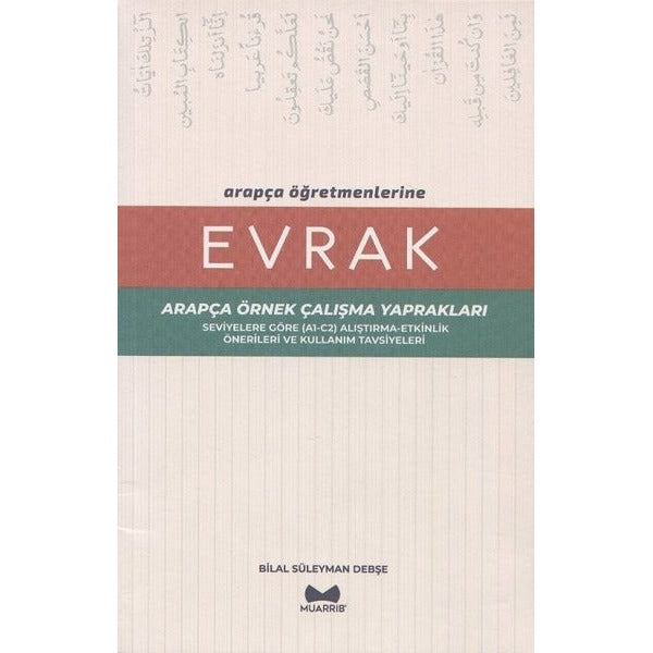 Arapça Öğretmenlerine Evrak