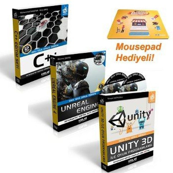 Oyun Programlama Seti 3-3 Kitap Takım | Kodlab (İnce Kapak)