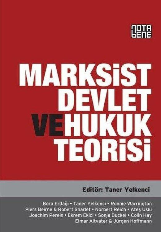 Marksist Devlet ve Hukuk Teorisi | Nota Bene Yayınları (İnce Kapak)