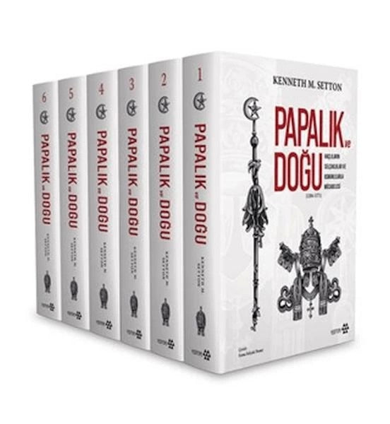 Papalık ve Doğu(1204 - 1571) Seti - 6 Kitap Takım - Kutulu | Yeditepe Yayınevi (Ciltli)