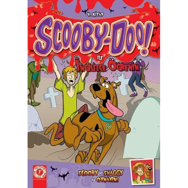 Scooby-Doo! İle İngilizce Öğrenin 4.Kitap - Scooby ve Shaggy ile Oynayın | Artemis Çocuk (İnce Kapak)
