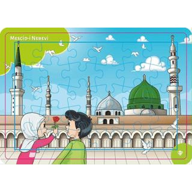 4-6 Yaş Değerli Mekanlar Mescidi Nebevi Puzzle 30 Parça | Türkiye Diyanet Vakfı Yayınları