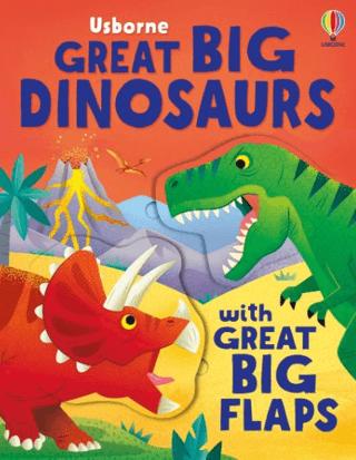 Great Big Dinosaurs (With Great Big Flaps) | Usborne (Ciltli) - Resim 1