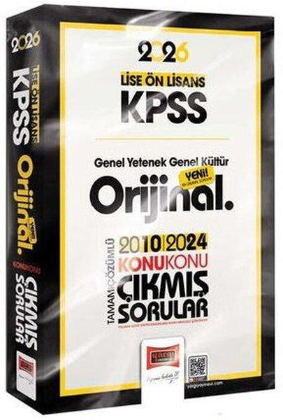 2026 KPSS Lise - Ön Lisans GK - GY Orijinal 2010 - 2024 Konu Konu Çıkmış Sorular | Yargı Yayınları (İnce Kapak) - Resim 1