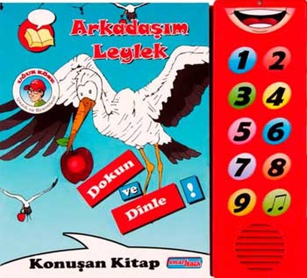 Arkadaşım Leylek - Konuşan Sesli Kitaplar | Smarteach (İnce Kapak) - Resim 1