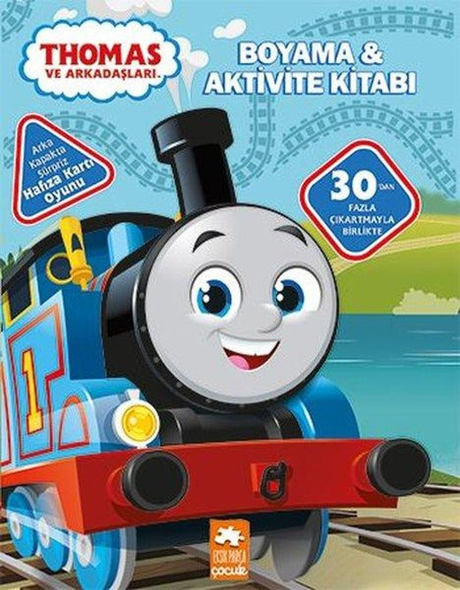 Boyama ve Aktivite Kitabı - Thomas ve Arkadaşları | Eksik Parça Yayınları (İnce Kapak)