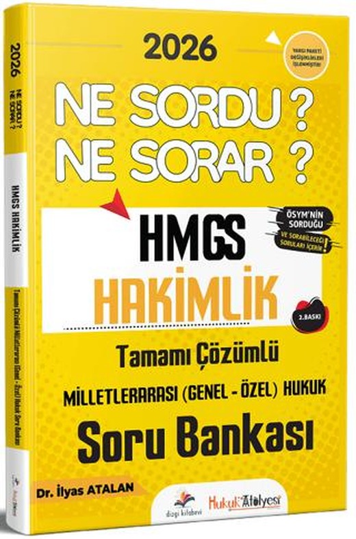 2026 Hukuk Atölyesi HMGS Milletlerarası Hukuk Ne Sordu Ne Sorar Soru Bankası