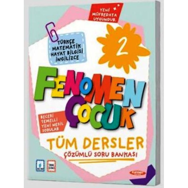 Fenomen Çocuk 2 Tüm Dersler Çözümlü Soru Bankası | Kurmay Yayınları (Ciltsiz)