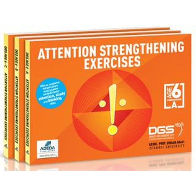 Attention Strengthening Exercises Dikkati Güçlendirme Seti Anasınıfı (6 Yaş İngilizce)