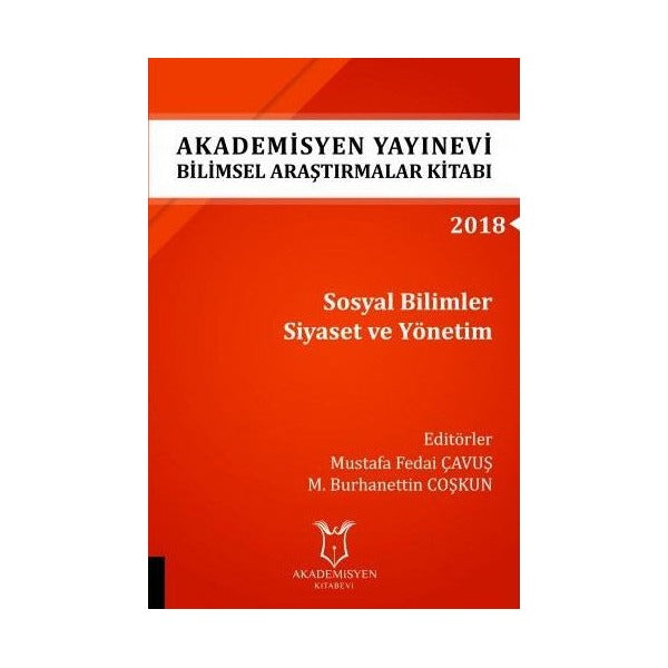Sosyal Bilimler Siyaset ve Yönetim (AYBAK 2018 Eylül) | Akademisyen Kitabevi (Ciltsiz)