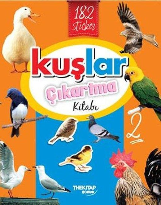 Kuşlar Çıkartma Kitabı 2 - 182 Sticker | The Çocuk (İnce Kapak)