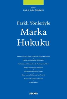 Farklı Yönleriyle Marka Hukuku - Cafer Eminoğlu kitap kapağı