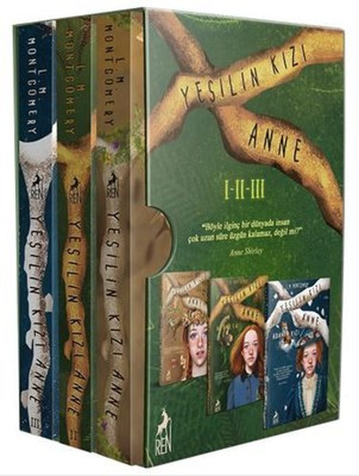 Yeşilin Kızı Anne Kutulu Seti - 3 Kitap Takım | Ren Kitap