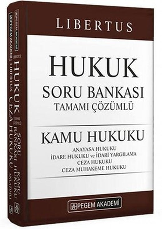 KPSS A Grubu Hukuk Soru Bankası - Kamu Hukuku | Pegem Akademi Yayıncılık