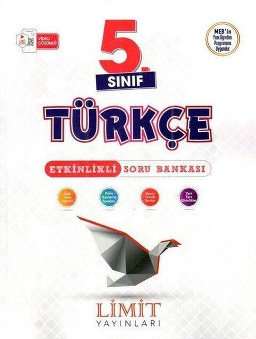 Limit 5. Sınıf Türkçe Soru Bankası | Limit Yayınları (İnce Kapak)