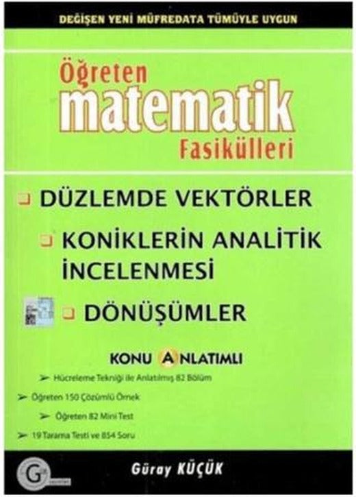 Öğreten Matematik Fasikülleri Düzlemde Vektörler Koniklerin Analitik İncelenmesi Dönüşümler Konu Anlatımlı
