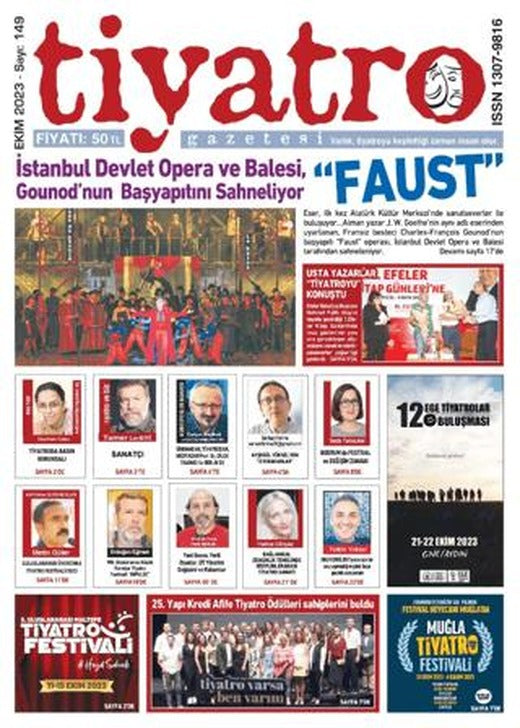 Tiyatro Gazetesi Sayı: 149 - Ekim 2023 | Tiyatro Gazetesi (Ciltsiz)