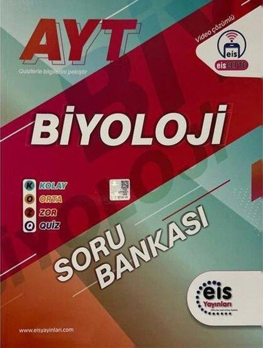 AYT Biyoloji KOZ Serisi Soru Bankası | Eis Yayınları (İnce Kapak)