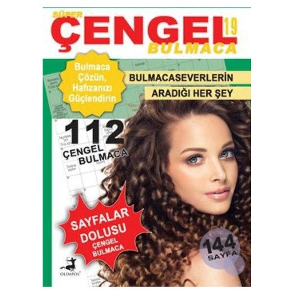Süper Çengel Bulmaca - 19 | Olimpos Yayınları (İnce Kapak )