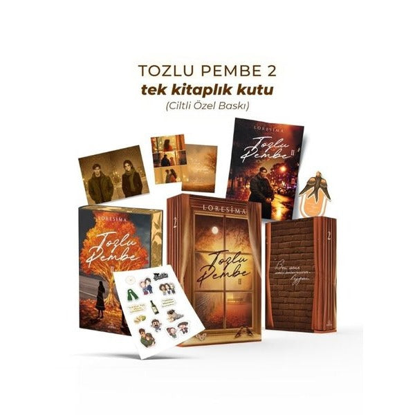 Tozlu Pembe 2 - Tek Kitaplık Kutu - Özel Baskı | Ephesus Yayınları (Ciltli)