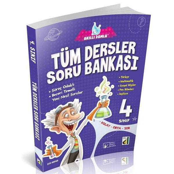 4. Sınıf Tüm Dersler Soru Bankası | Damla Yayınevi (İnce Kapak)