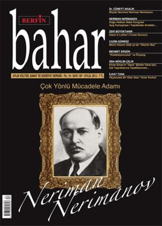 Berfin Bahar Aylık Kültür, Sanat ve Edebiyat Dergisi Sayı: 187 | Berfin Bahar Dergisi (Ciltsiz)