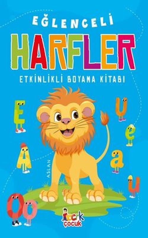 Eğlenceli Harfler - Etkinlikli Boyama Kitabı | Bıcırık Yayınları