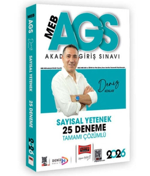 2026 MEB - AGS Sayısal Yetenek Tamamı Çözümlü 25 Deneme | Yargı Yayınları (İnce Kapak)