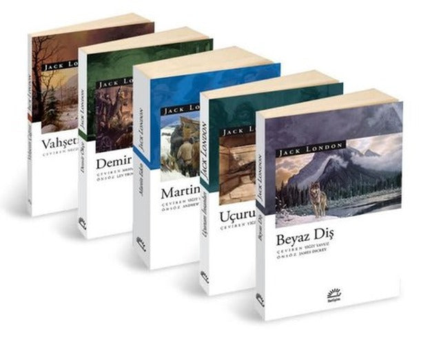 Jack London Seti - 5 Kitap Takım | İletişim Yayınları (İnce Kapak)