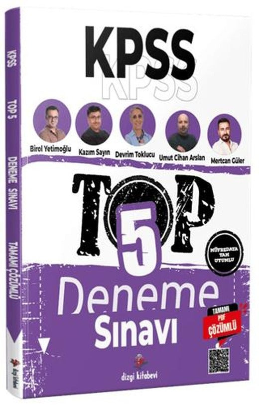 2026 KPSS TOP 5 Tamamı PDF Çözümlü Fasiküller Halinde 5 Deneme Sınavı