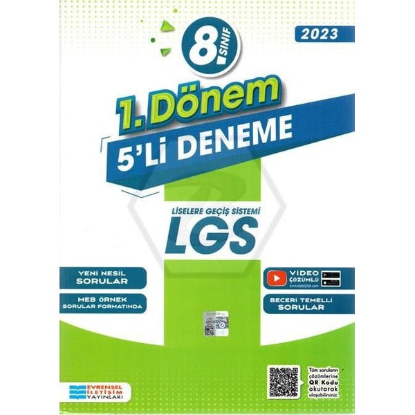 8. Sınıf LGS 1. Dönem 5 li Deneme