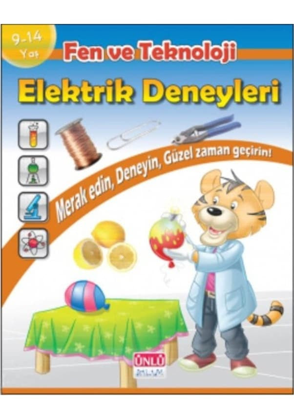 Fen ve Teknoloji Elektrik Deneyleri kitap kapağı