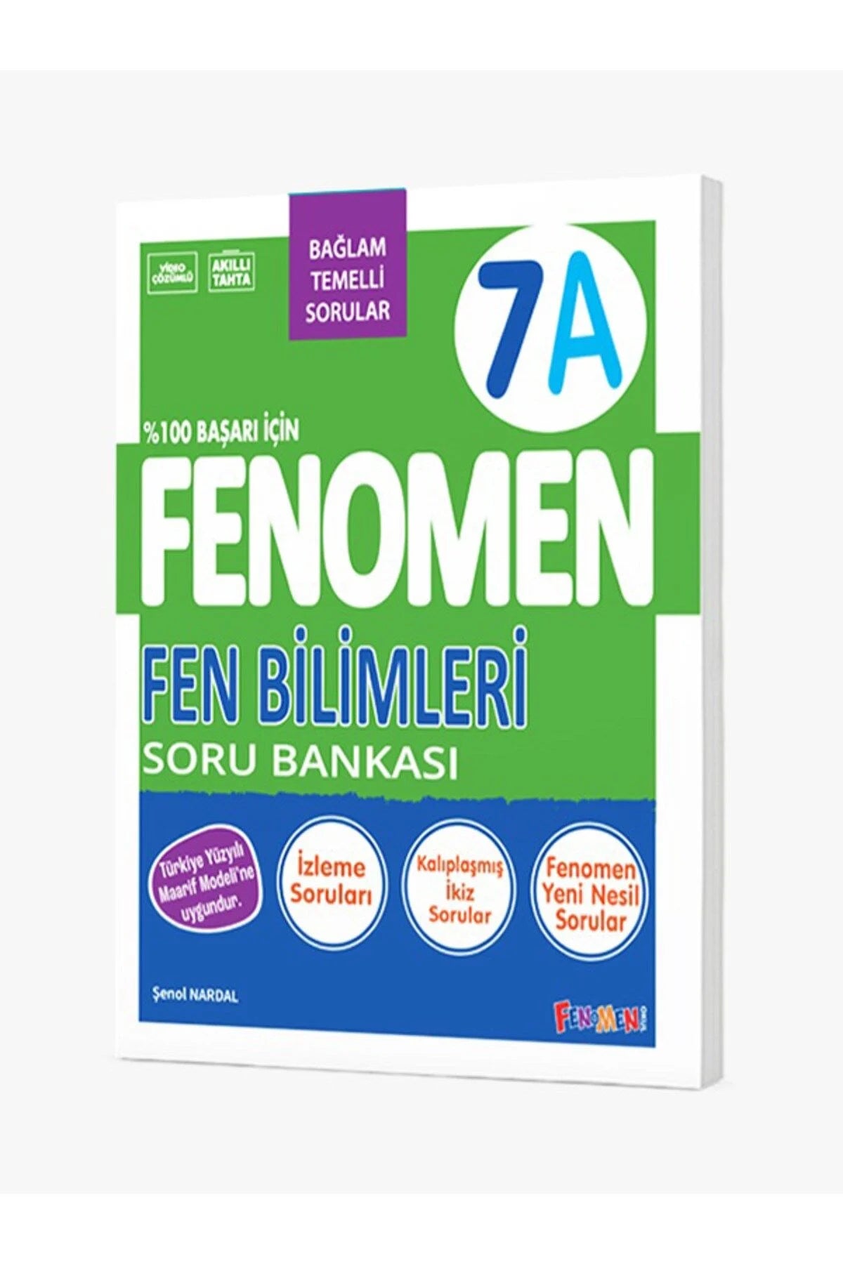 Fenomen 7. Sınıf Fen Bilimleri A Soru Bankası Fenomen Yayınları kitap kapağı