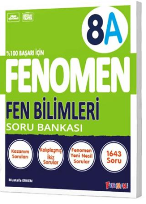 Fenomen 8 Fen Bilimleri A Soru Bankası - Mustafa Erken kitap kapağı