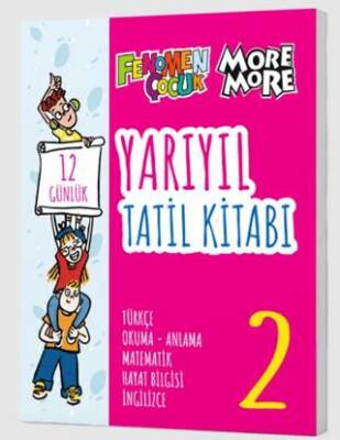 Fenomen Çocuk 2024 2. Sınıf Yarıyıl Tatil Kitabı - Kolektif kitap kapağı
