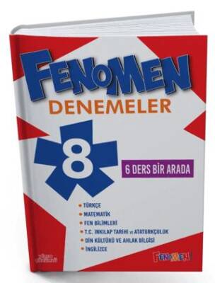 Fenomen 8. Sınıf Tüm Dersler Branş Denemeleri Fenomen Yayınları - Kolektif kitap kapağı
