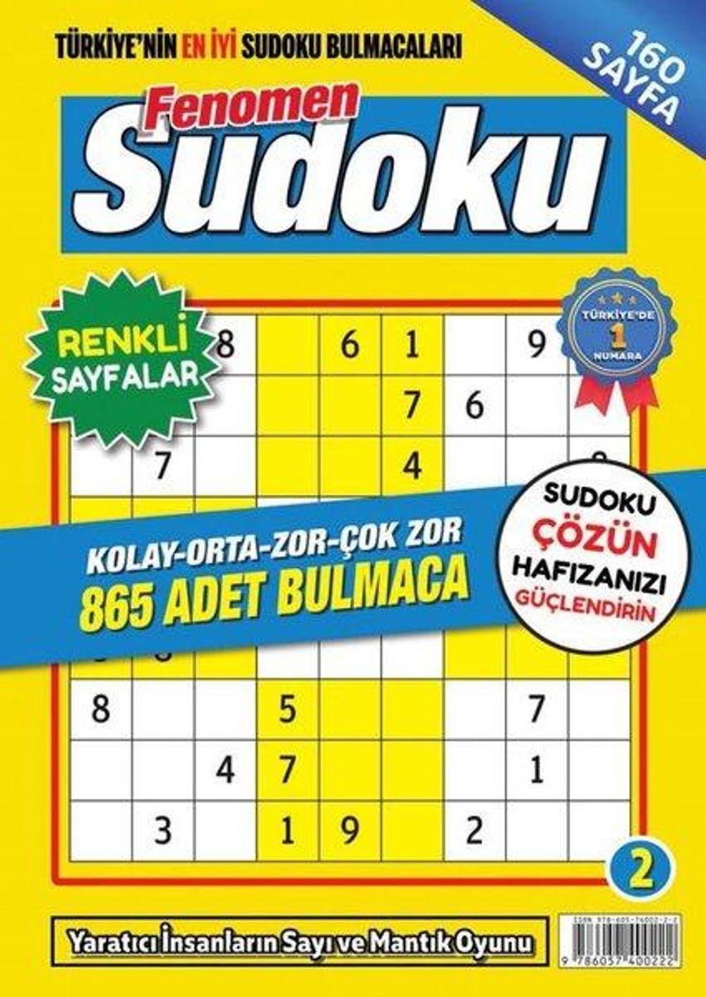 Fenomen Sudoku 2 | Maxı Yayıncılık