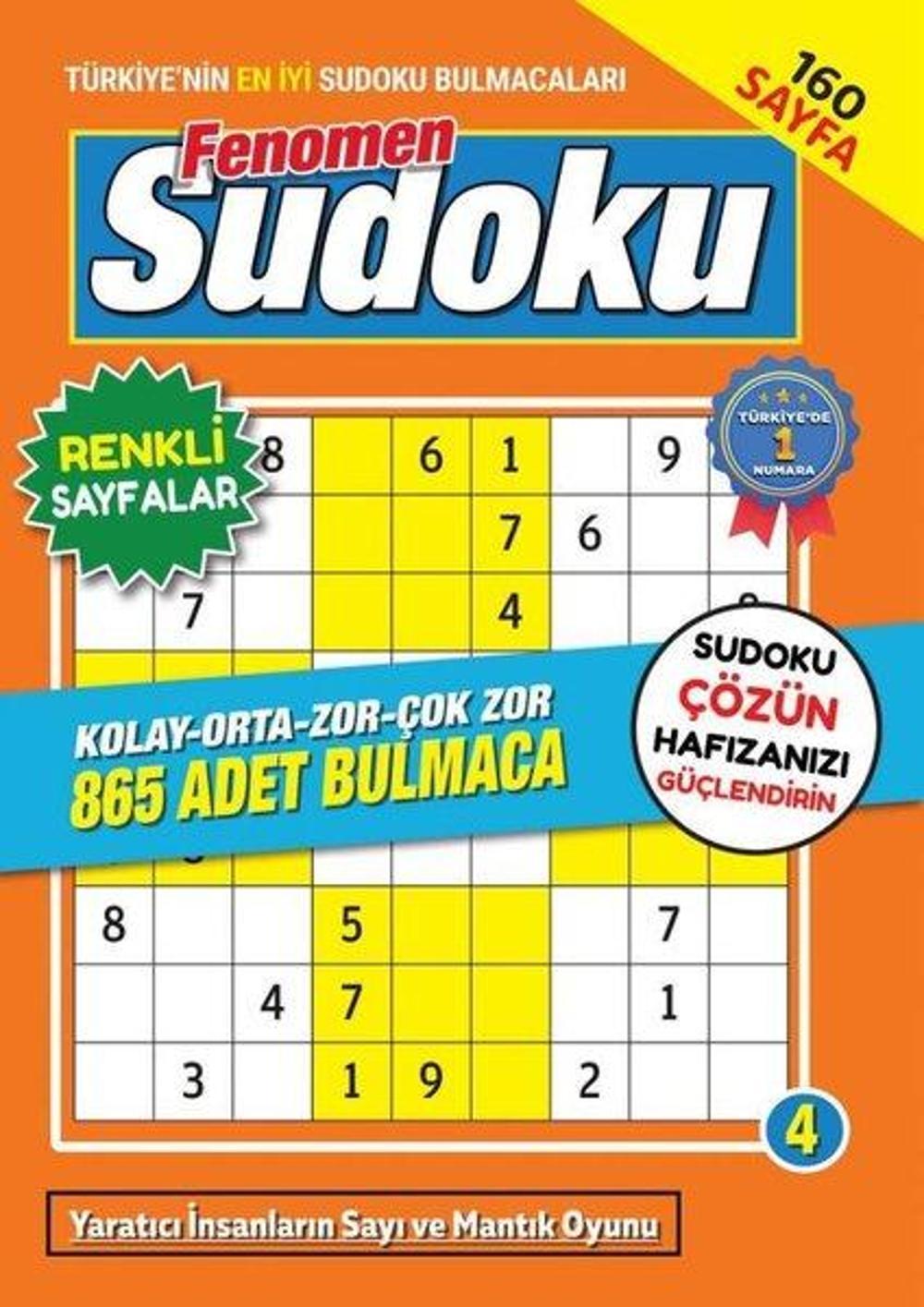 Fenomen Sudoku - 4 | Maxı Yayıncılık