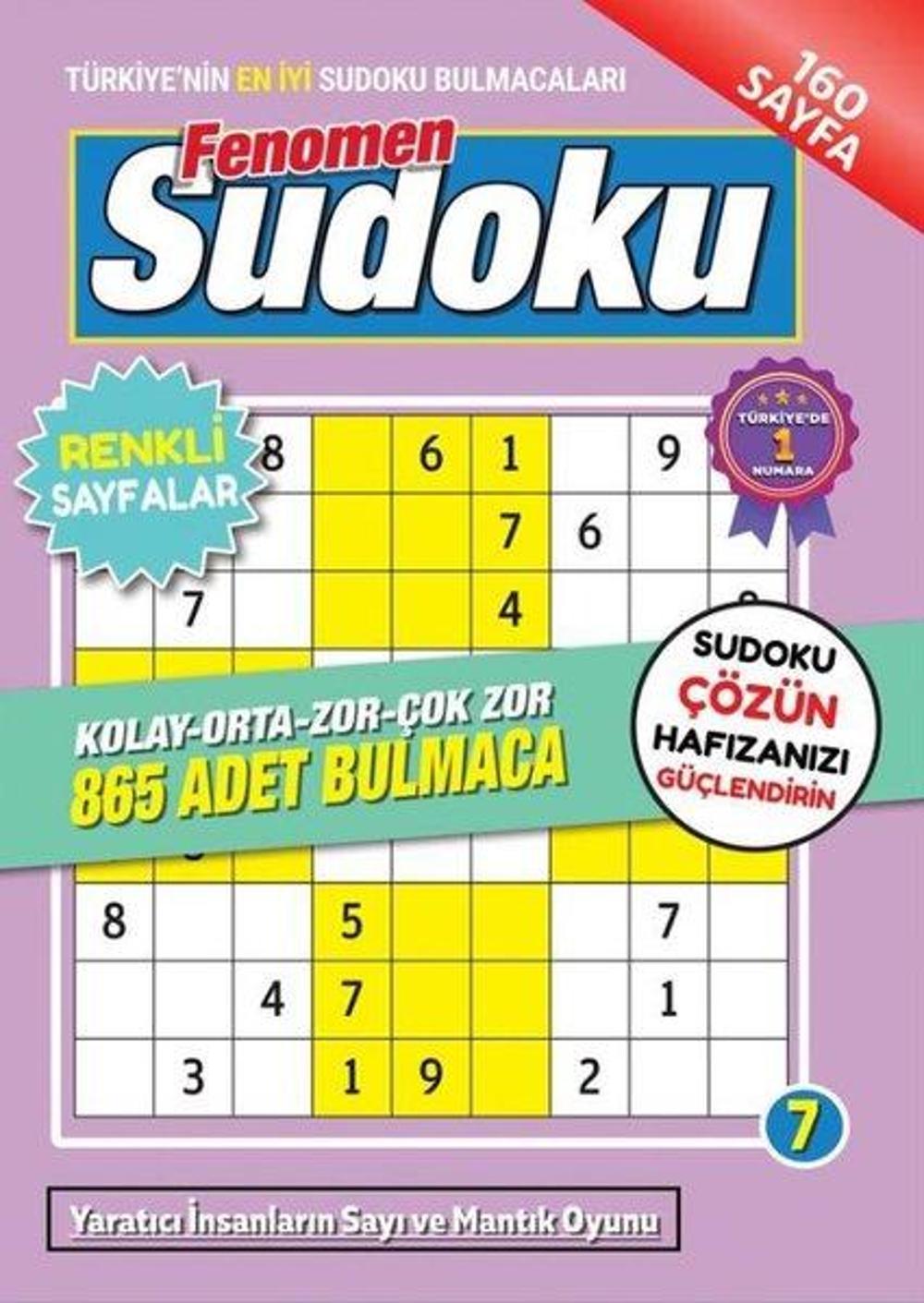 Fenomen Sudoku - 7 | Maxı Yayıncılık