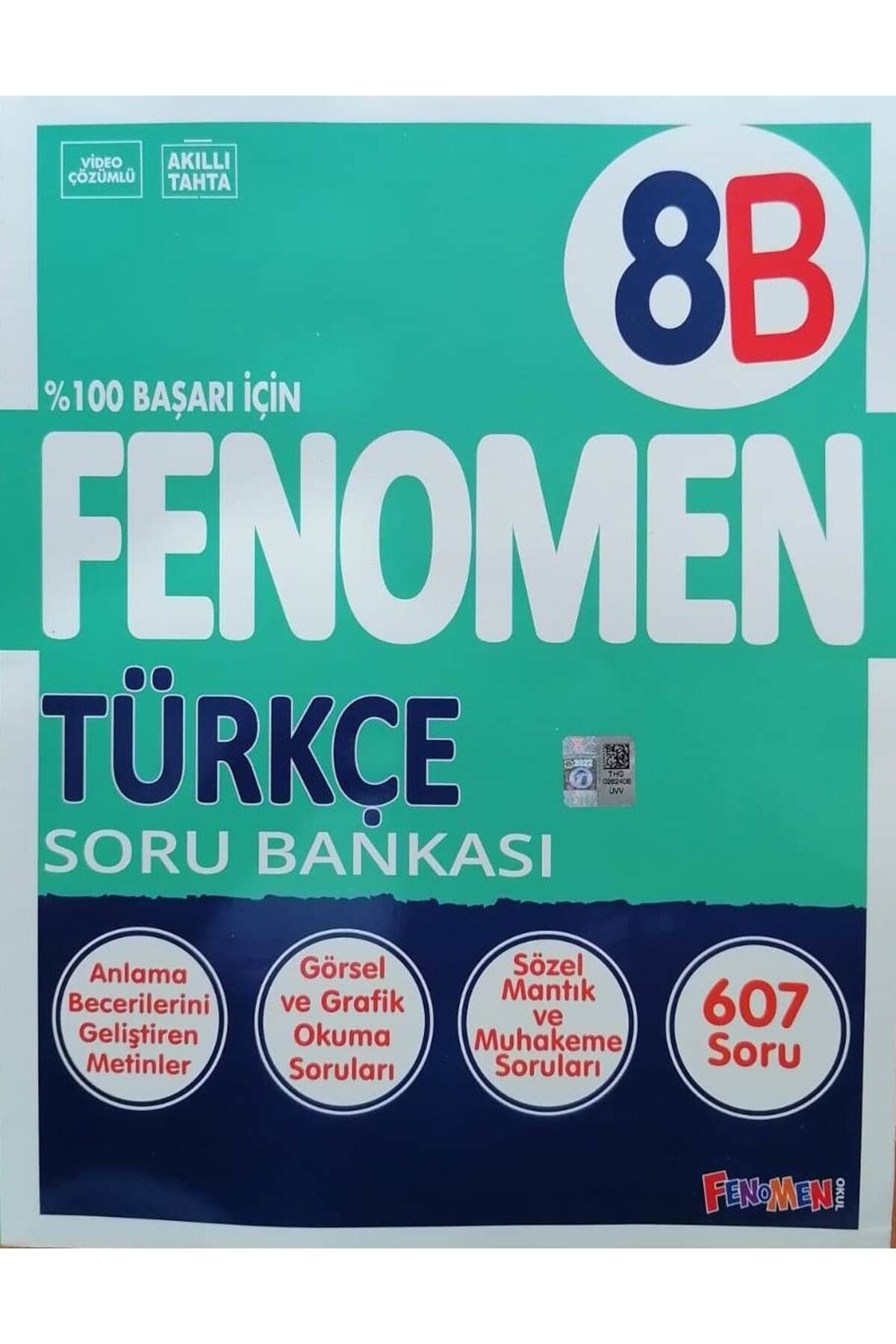 Fenomen Yayıncılık 8.Sınıf Lgs Yeni Baskı Türkçe - B Soru Bankası - Fnm kitap kapağı