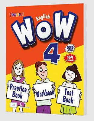 Gama Fenomen 2024 4. Sınıf Wow English Practice Book + Workbook + Test Book - Kolektif kitap kapağı