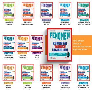 Fenomen 8.Sınıf Kurumsal Türkçe Fasikülleri - Kolektif kitap kapağı