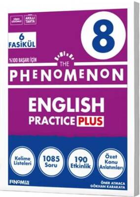 Fenomen Yayınları 8.Sınıf The Phenomenonenglısh Practıce Plus 6 Fasikül - Önder Atmaca kitap kapağı