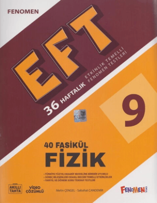 Fenomen Okul Yayınları 9. Sınıf Fizik Etkinlik Temelli Fenomen Testleri 40 Fasikül - Metin Çengel kitap kapağı
