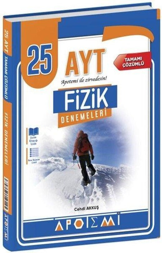 AYT Fizik 25' li Deneme | Apotemi Yayınları (İnce Kapak)